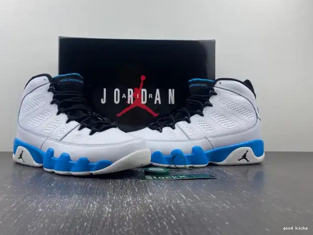 Powder Jordan FQ8992-101 Blue 9 Air 0405
